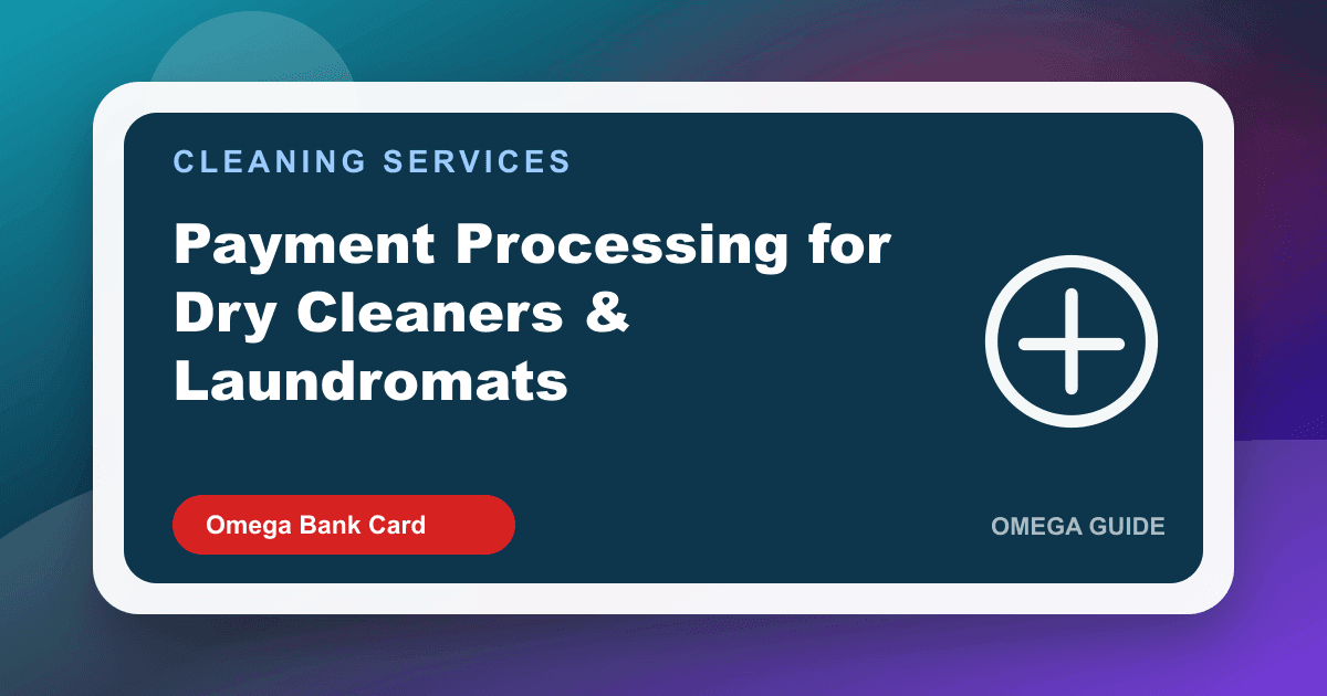 Dry cleaner counter payment terminal ticket tracking credit card processing Georgia laundromat