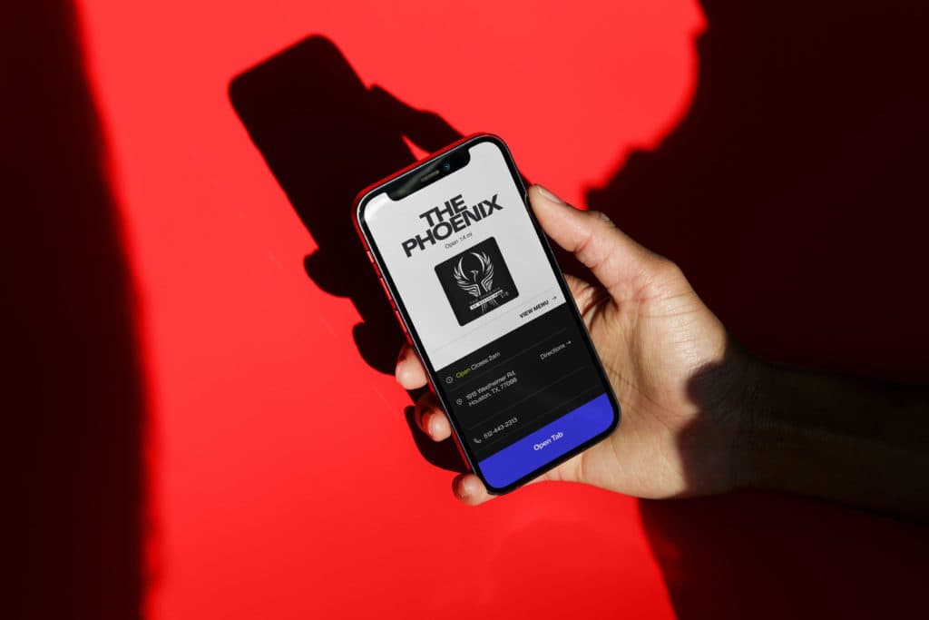 Busy sports bar during peak service