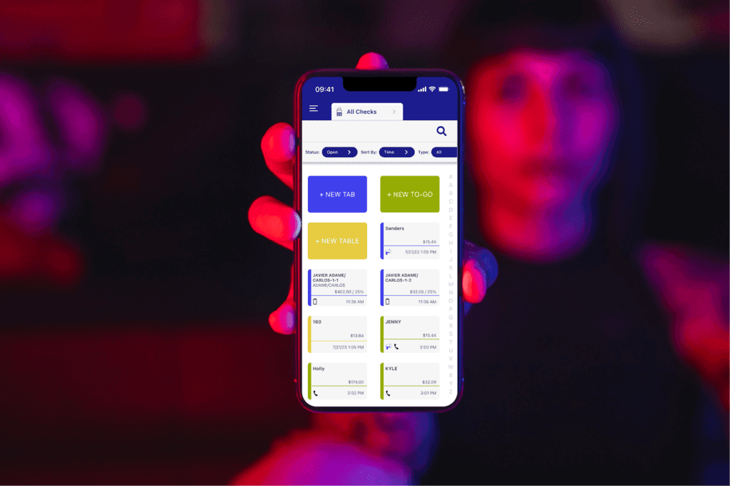 Union all checks view on iPhone mockup