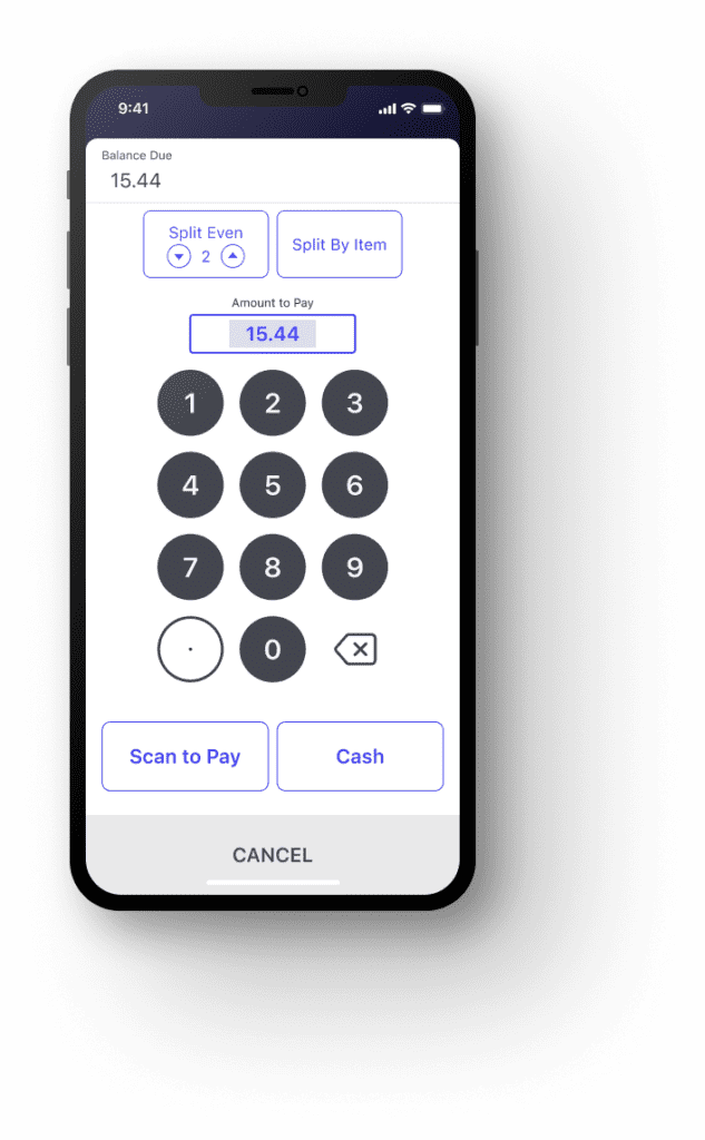 Payment flow on iPhone