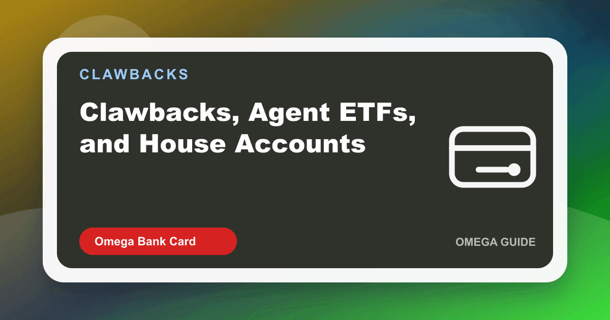 Agent reading clawback, house-account, and termination clauses in a merchant services office agreement