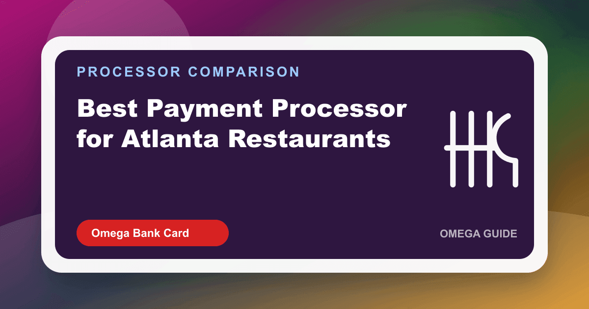Atlanta restaurant payment processing at busy dining room, best credit card processor for Georgia food service businesses