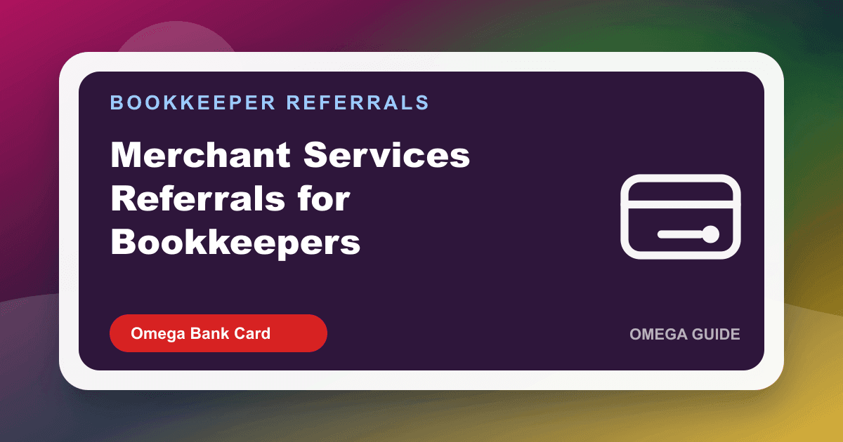 Bookkeeper reviewing credit card processing fees on a client P&L before referring a processor