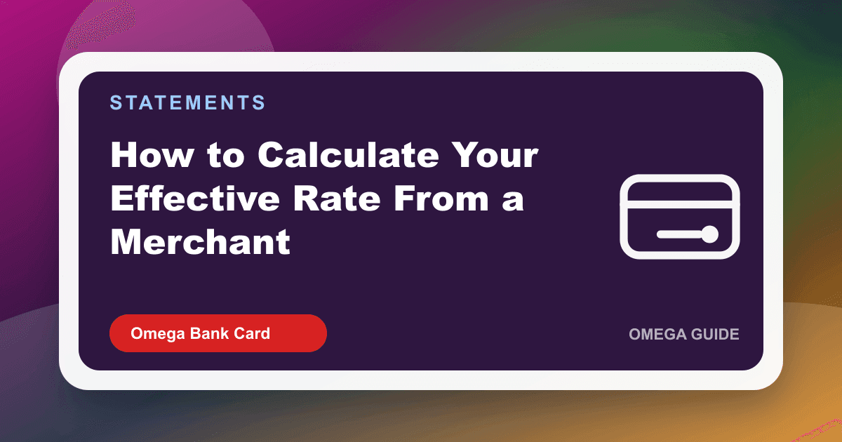 Merchant calculating effective credit card processing rate from monthly statement with calculator Atlanta Georgia
