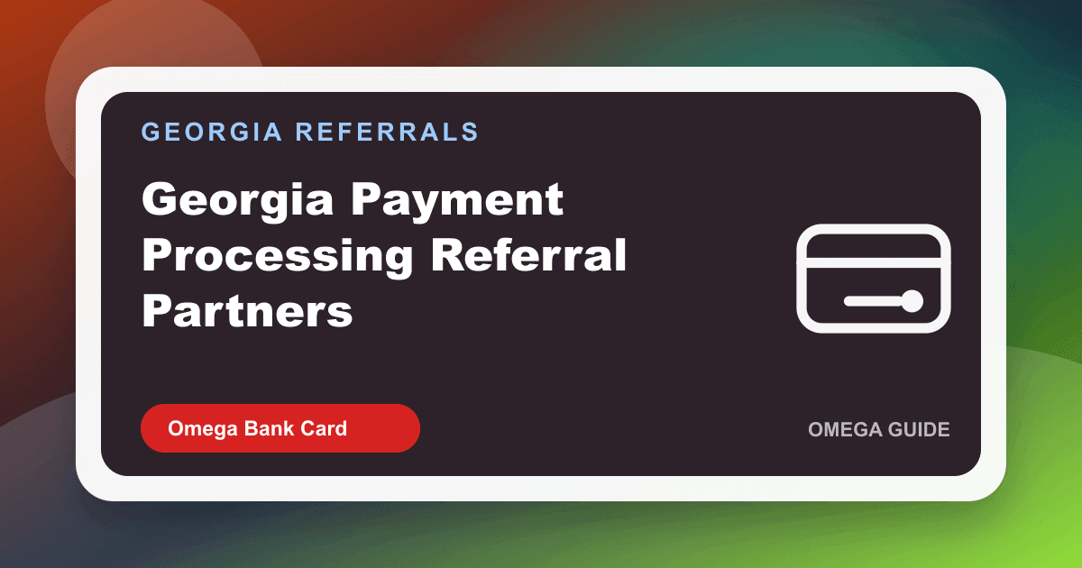 Georgia professional introducing a local business owner to a payment processing referral partner outside Atlanta