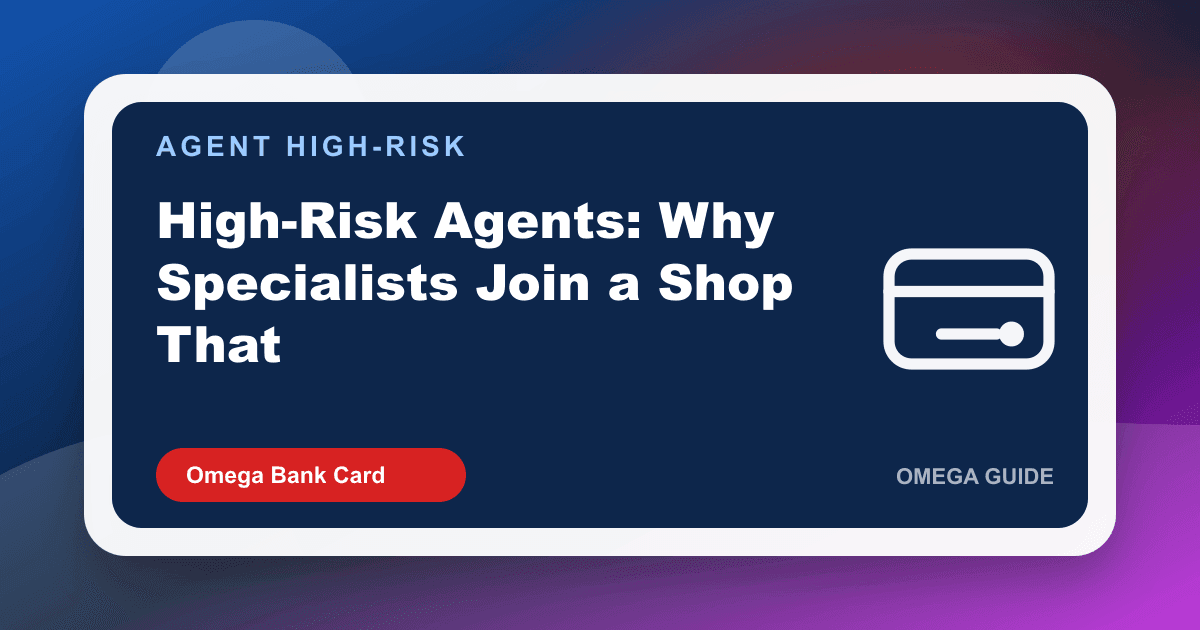 High-risk merchant services agent reviewing underwriting documents with an office support team