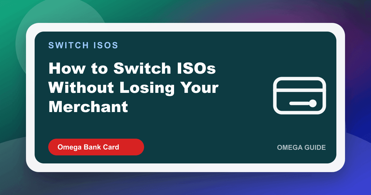 Independent merchant services agent reviewing an ISO agreement before switching offices with a residual book