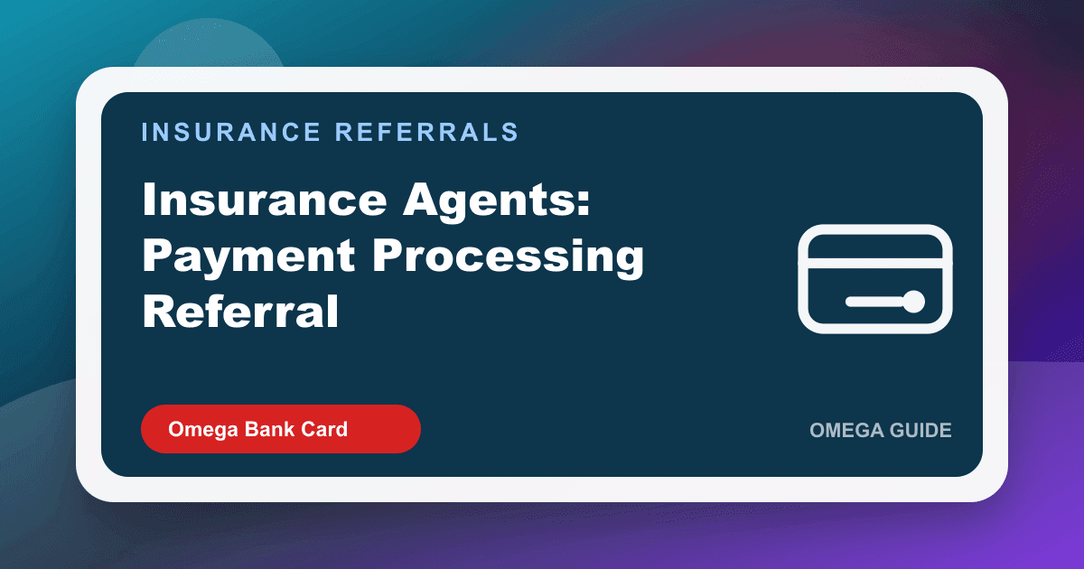 Commercial insurance agent introducing a business client to a payment processing partner