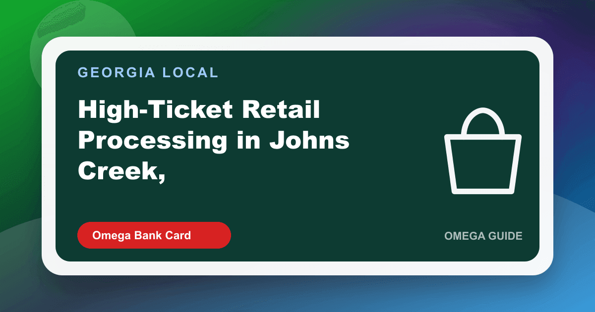 Johns Creek Georgia high-ticket boutique checkout with a professional POS and customer-facing screen