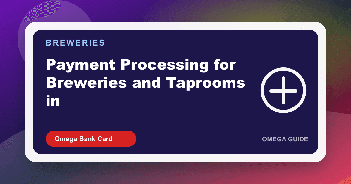 Georgia brewery taproom bartender closing a tab on POS with packaged beer retail in the background