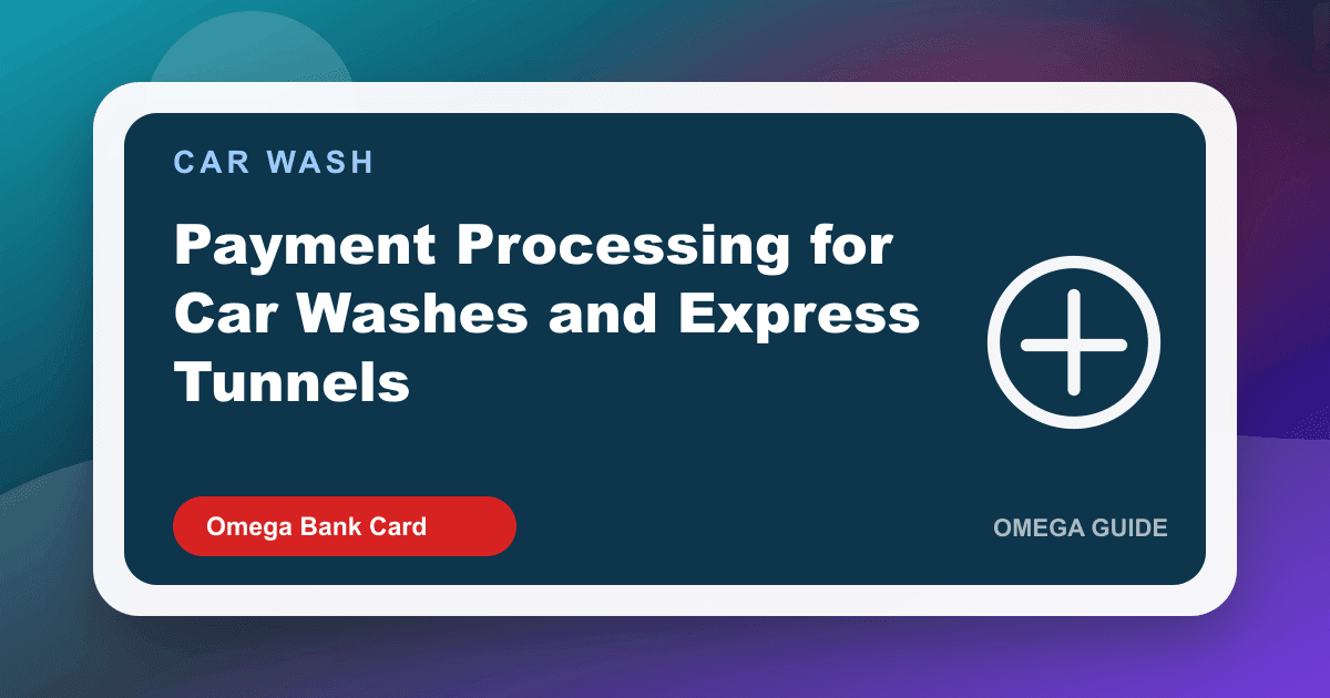 Express car wash tunnel kiosk and membership RFID with high-volume card processing at the exit