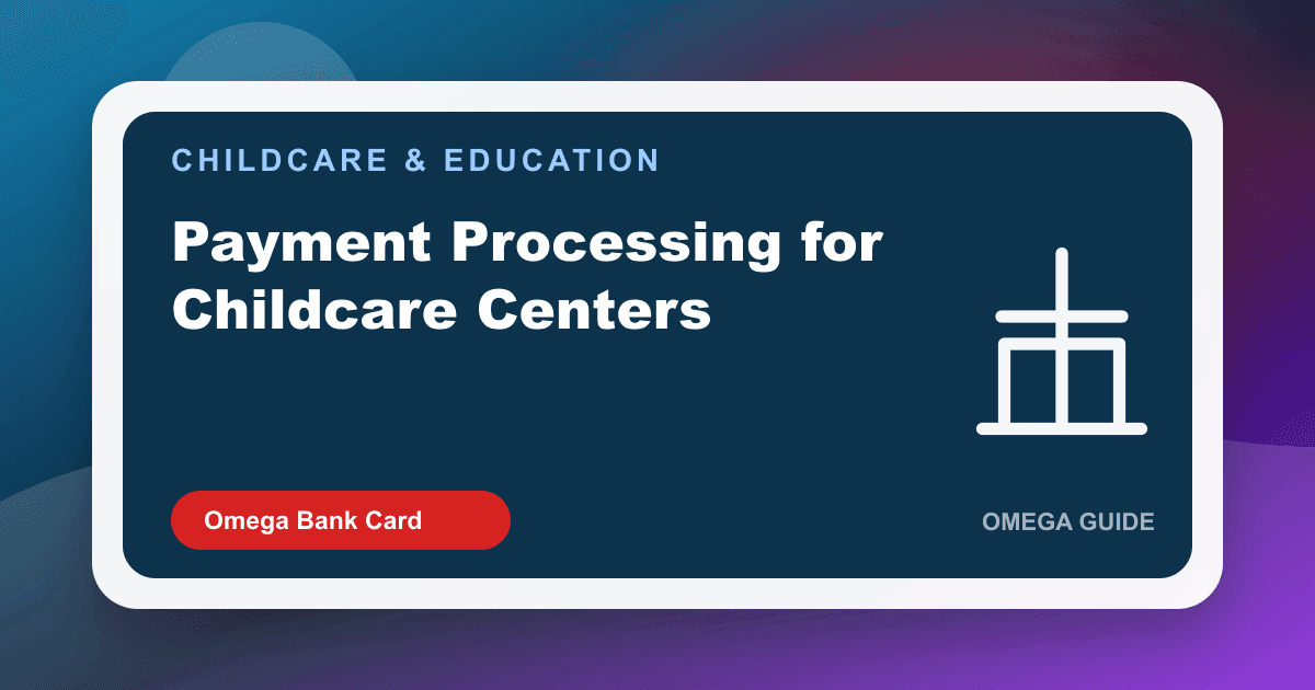 Childcare center front office payment terminal tuition billing credit card processing Georgia daycare