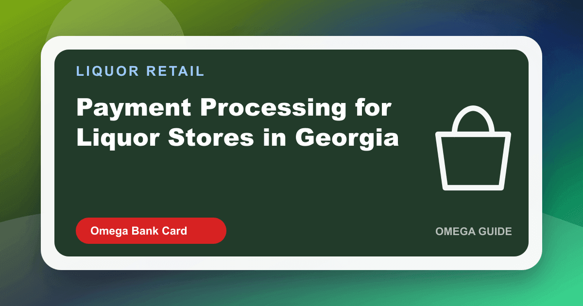 Georgia liquor store checkout with ID prompt, barcode scanner, and PIN debit on a retail POS