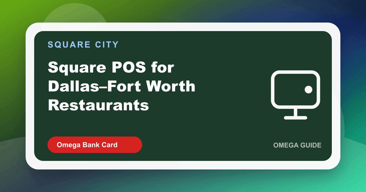 Dallas–Fort Worth restaurant patio using Square Handhelds with a Register at the indoor host stand