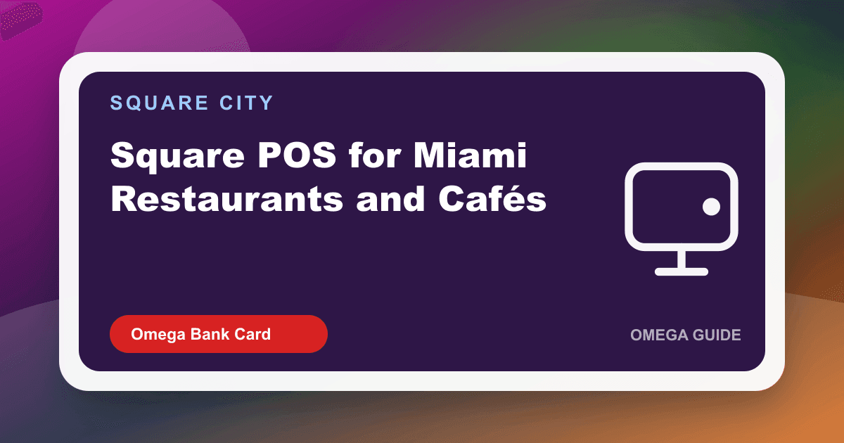 Miami café and restaurant counter using Square Terminal with bilingual staff and patio Handhelds
