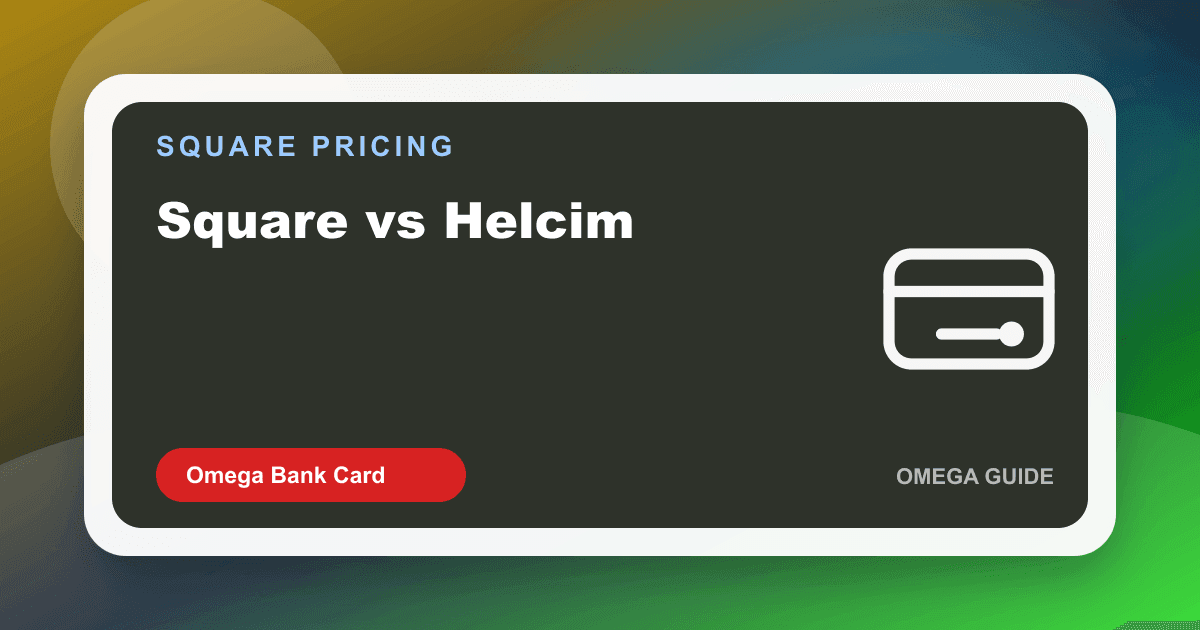 Merchant comparing a Square POS statement to a Helcim-style interchange-plus quote