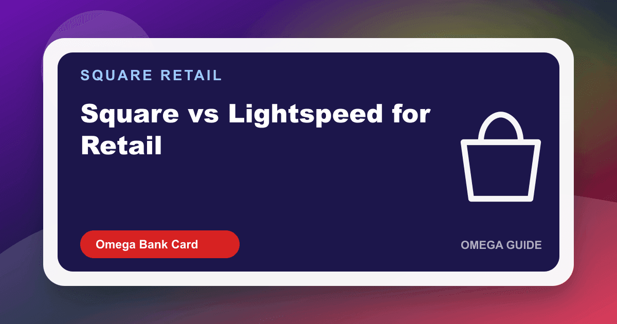 Apparel wrap desk comparing Square for Retail inventory to Lightspeed POS on omnichannel pickup