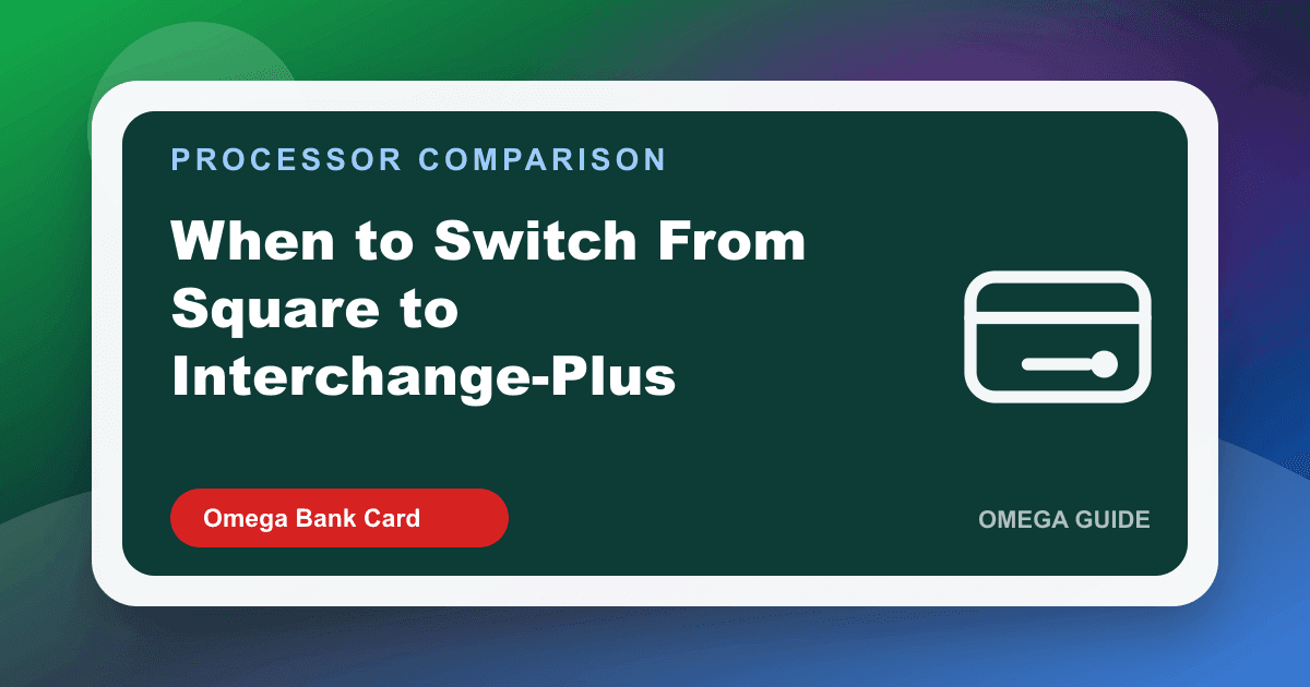 Merchant reviewing Square processing statement versus interchange-plus pricing, Atlanta Georgia small business payment cost analysis